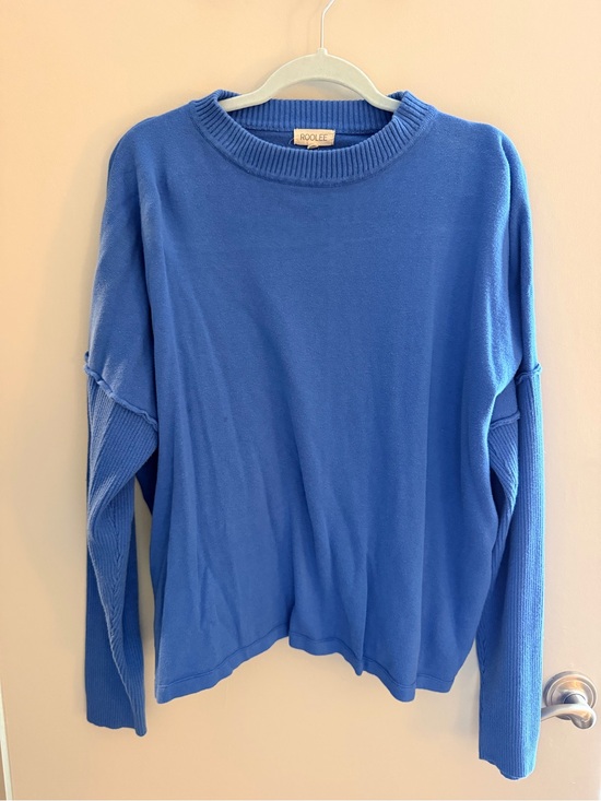Roolee Tops - Roolee Royal Blue Crewneck Sweatshirt